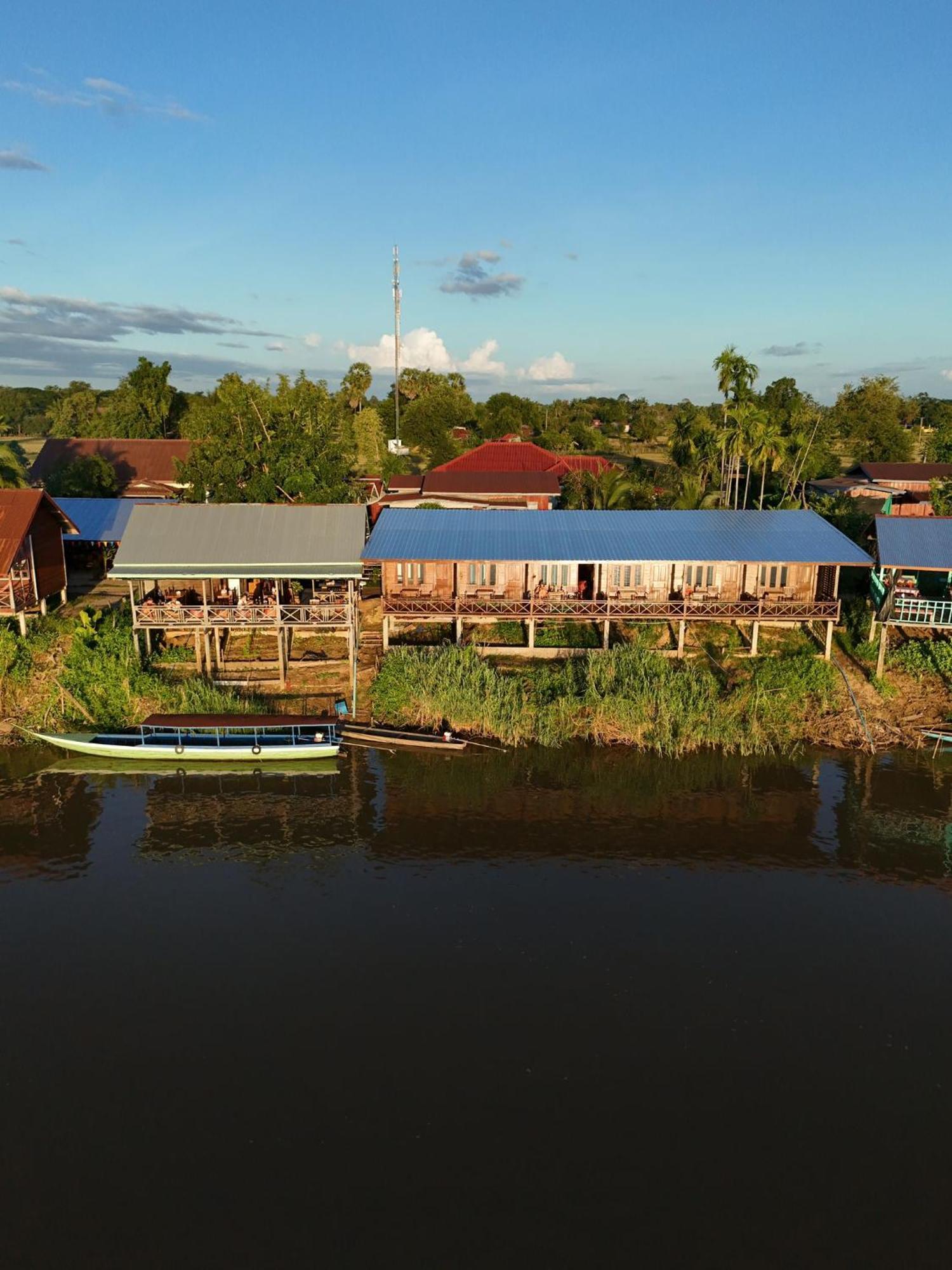 Dondet Vixay Sunset And River View Don Det Exterior photo